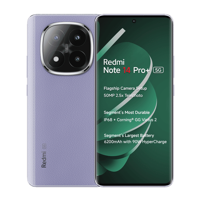 Xiaomi Redmi Note 14Pro+ 5G - Lavender Purple - 8/256