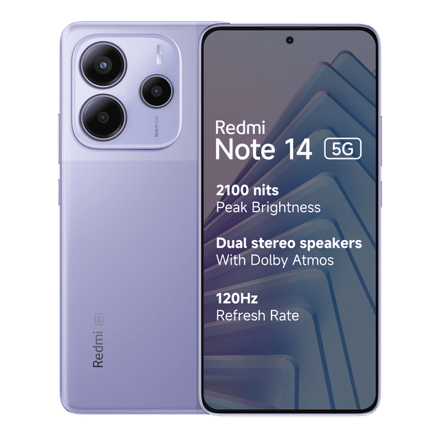 Xiaomi Redmi Note 14 5G - Lavender Purple - 8/256