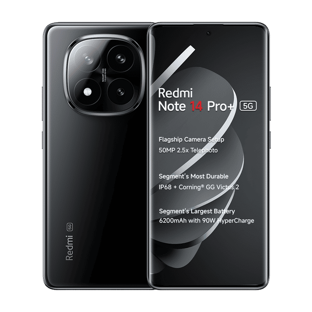 Xiaomi Redmi Note 14Pro+ 5G - Black - 12/512