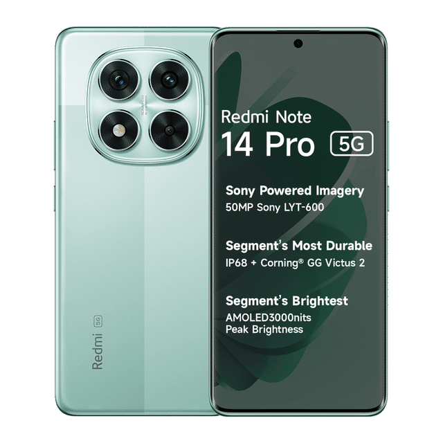 Xiaomi Redmi Note 14Pro 5G - Coral Green - 12/512